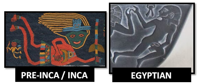 los egipcios y los incas